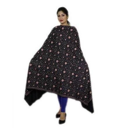 Jaal Kashmiri Embroidered Wool Shawl