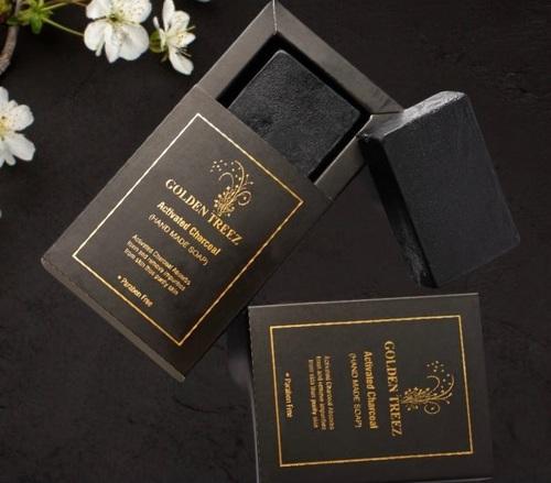 Golden treez activated charcoal  glycerine soap (Handmade)