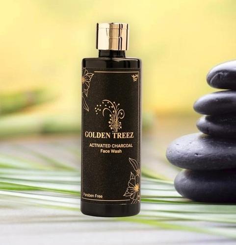 Golden treez activated charcoal face wash