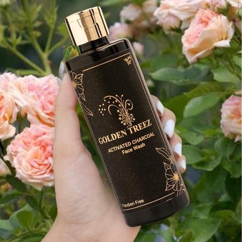 Golden treez activated charcoal face wash