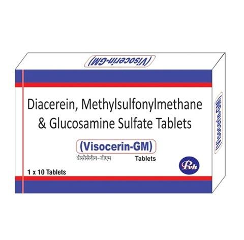 Diacerein, Methylsulfonylmethane And Glucosamine Sulfate Tablets