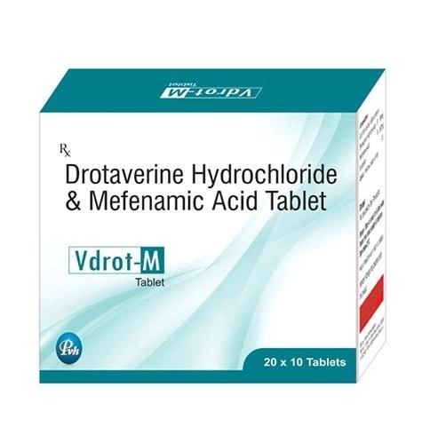 Drotaverine Hydrochloride And Mefenamic Acid Tablets