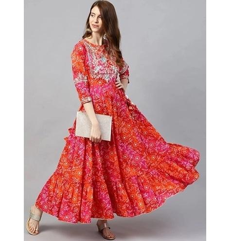 Ladies Flared Anarkali Suit