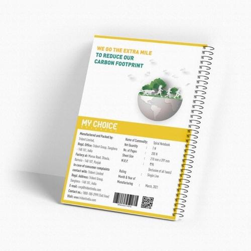 A4 _Spiral Notebook 200 pages