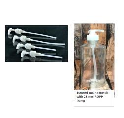 Dispensing Pump with 1000 ml Bottle- ROPP thread