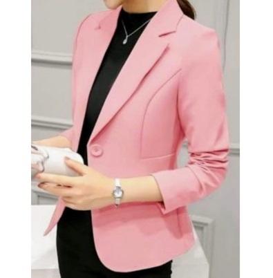 Ladies Plain Office Blazer