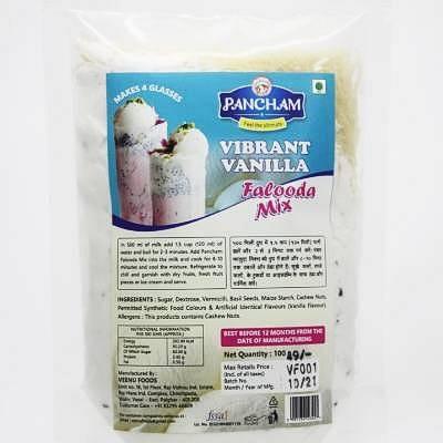 Vibrant vanilla falooda mix