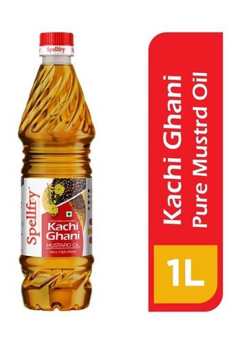 Spellfry 100% Pure Kachi Ghani Mustard Oil (1 liter)