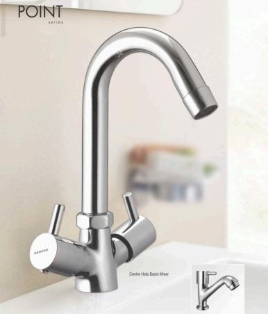 Point Centre Hole Basin Mixer