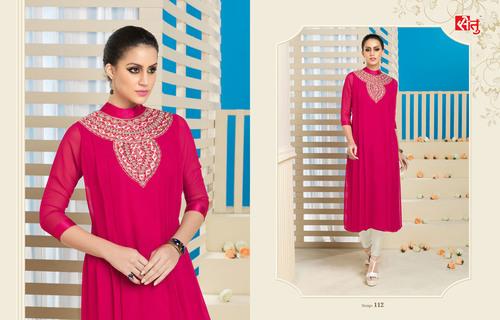 Designer Pink Kurti
