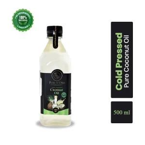 500 ml Cold Pressed Coconut Oil, Pure n Desi Coconut Oil