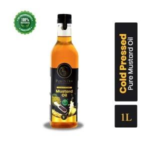 1L Cold Pressed Mustard Oil, Pure N Desi Mustard Oil