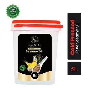 5L Cold Pressed Sesame Oil, Pure n Desi Sesame Oil
