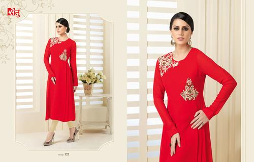 Designer Red Kurti