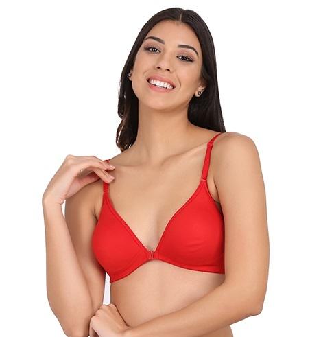 Ladies Red Backless Bra