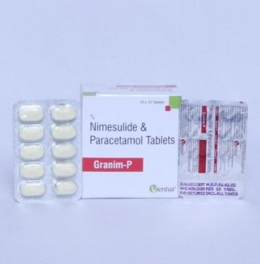 NIMESULIDE 100MG + PARACETAMOL 325MG