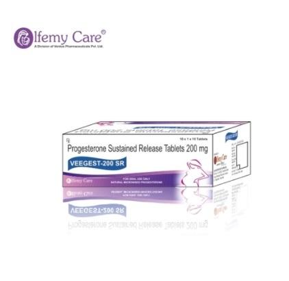 NATURAL MICRONIZED PROGESTERONE 200 SR TABLET