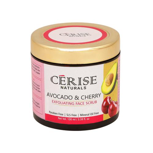 Cerise Naturals AVOCADO & CHERRY EXFOLIATING FACE SCRUB