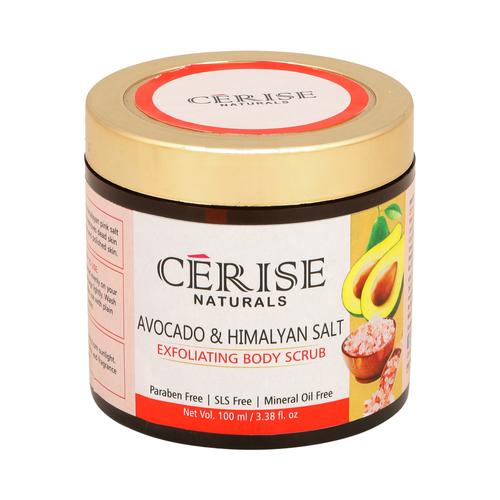 Cerise Naturals AVOCADO and HIMALAYAN SALT EXFOLIATING BODY SCRUB