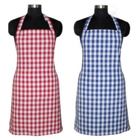 Kitchen Check Printed Apron