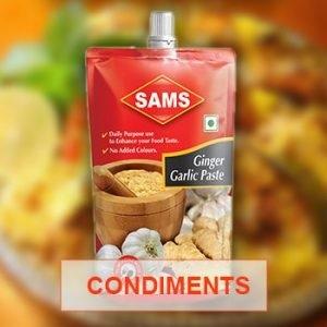 CONDIMENTS