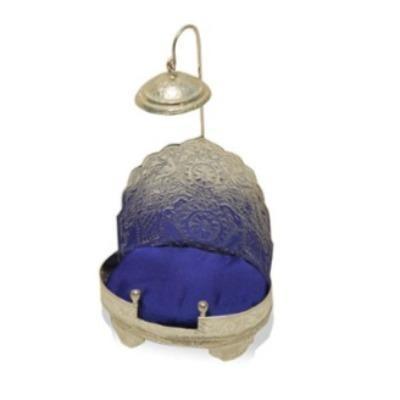 Arya Silver Plated German Silver Coated Bhagwan Singhasan