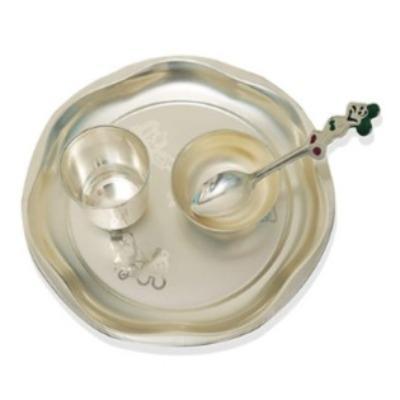 Arya Silver Plated Baby Dinner Set
