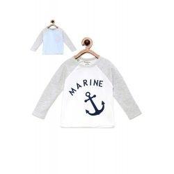 My Milestones Boys T-shirt Gift Set Full Sleeves 2 pcs