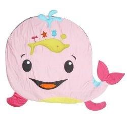 My Milestones Tummy-Time Playmat With Sensory Pillow - Whale Fish