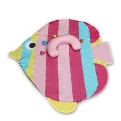 My Milestones Tummy-Time Playmat With Sensory Pillow - Rainbow Fish