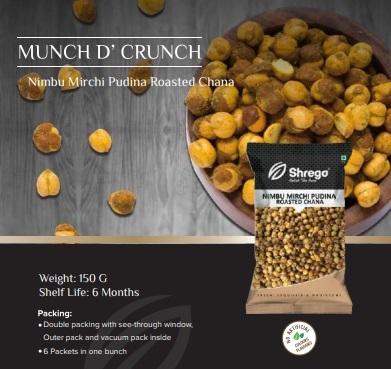 Nimbu Mirchi Pudina Roasted Chana