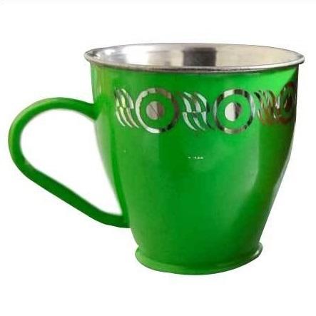 Single Wall Plastic And Inner Steel Tea Cup