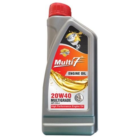 Multi7 20W40 Multigrade Api CH-4 High Performance Engine Oil