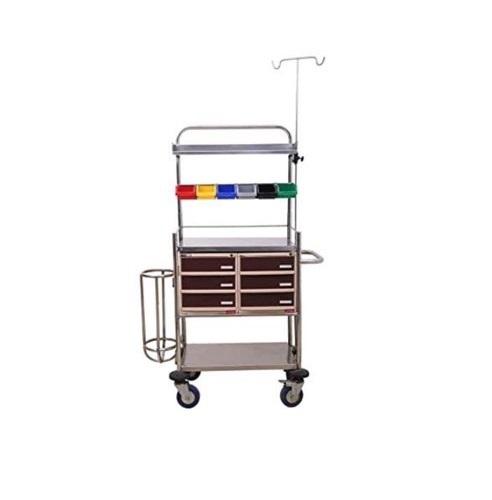 Stainless Steel Crash Cart Trolley