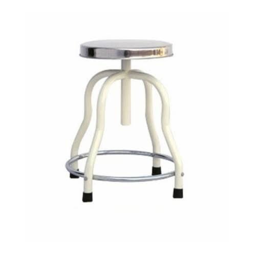 White Revolving Hospital Stool