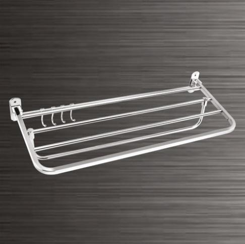 S.S. FOLDING TOWEL RACK