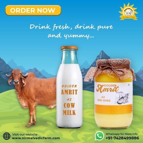 Golden Amrit A2 cow milk