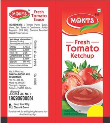 6g Tomato Ketchup