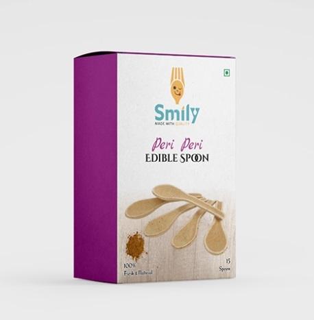 15 Pcs Peri Peri Edible Spoon