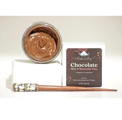 Luxury Hemp Face Mask with Chocolate Mint & Bentonite Clay