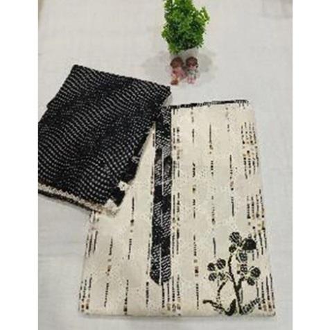 Ladies Cotton Chikankari Unstitched Suit