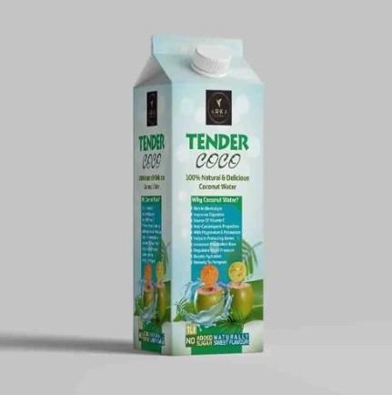 100 Percent Natural And Delicious Coconut Water