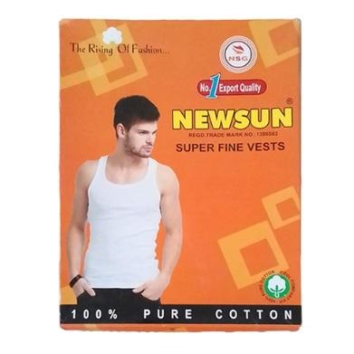 100% Cotton White Vest