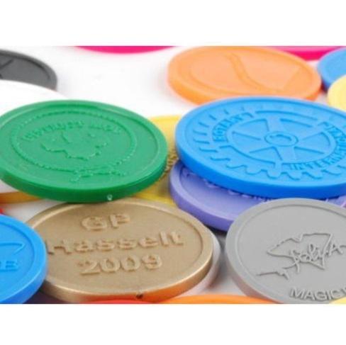 45mm Embossed Plastic Token