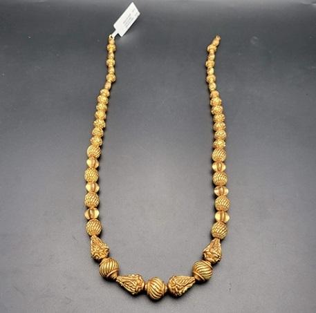 Ladies Gold Bead Pendant