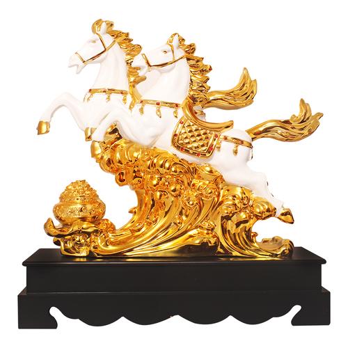 GOLD SILVER PLATED STATUE