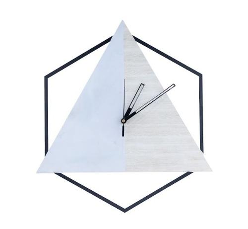 Luxurious Two-tonal Big Metal Wall Clock