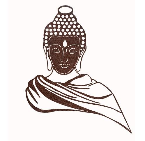 BUDDHA Metal WALL ART Golden