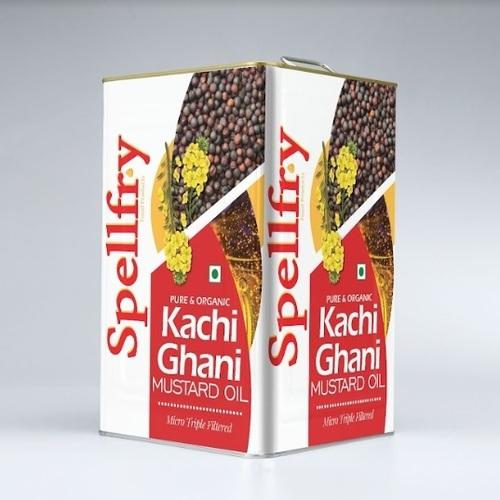 Spellfry 100% Pure Kachi Ghani Mustard Oil (15Kg)
