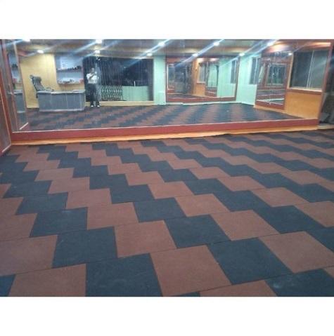 Industrial Gym Rubberised Flooring